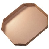 46" x 38" x 6" Heavy Duty Octagon Bin Corrugated Lid 44ect